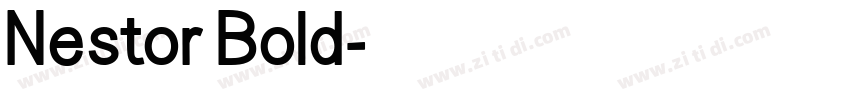 Nestor Bold字体转换